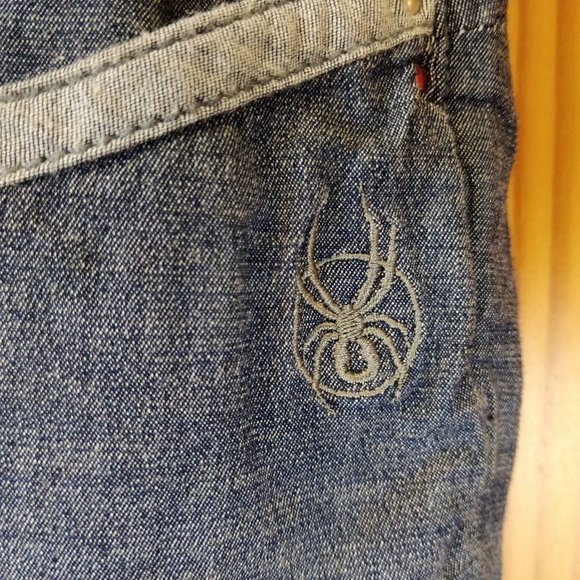 Spyder Widow Chambray Cuffed Hiking Outdoor Walking Shorts LG - Picture 5 of 10